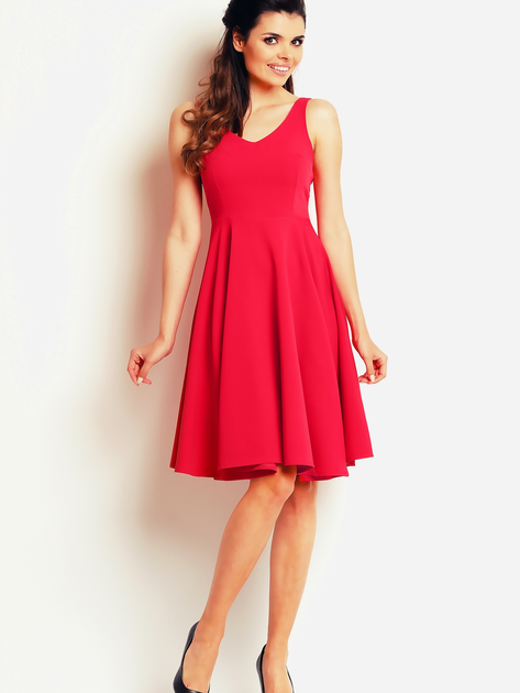 Sukienka midi letnia damska Awama A139 S Różowa (5902360515277) - obraz 1