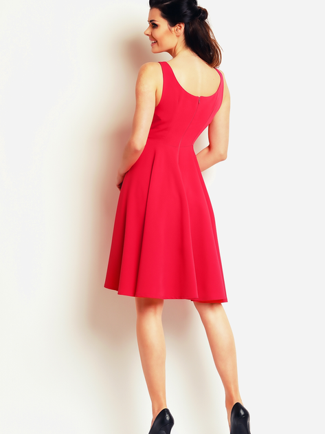 Sukienka midi letnia damska Awama A139 S Różowa (5902360515277) - obraz 2