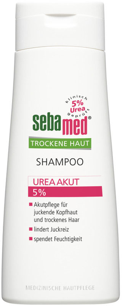 Шампунь для сухої шкіри Sebamed Dry Skin Hair 5% Urea 200 мл (4103040019349) - зображення 2