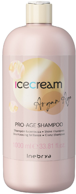 Шампунь для волосся Inebrya Ice Cream Argan Age 1000 мл (8008277263304) - зображення 1