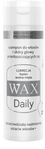 Шампунь для жирного волосся Pilomax Wax English Daily 200 мл (5901986060208) - зображення 1