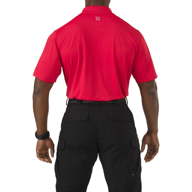Футболка поло тактическая с коротким рукавом 5.11 Pinnacle Short Sleeve Polo XL Range Red - изображение 2