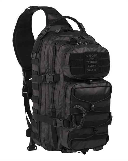 Рюкзак однолямковий TACTICAL BLACK ONE STRAP ASSAULT PACK LARGE Black - зображення 1