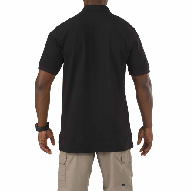 Футболка Поло тактична з коротким рукавом 5.11 Tactical Utility Short Sleeve Polo L Black - зображення 2