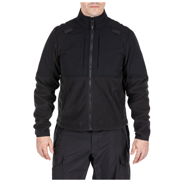 Куртка тактична флісова 5.11 Tactical Fleece 2.0 M Black - зображення 1
