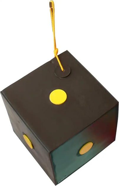 Мишень для стрельбы Yate Cube Polimix 2. 30x30x30 см. 40 lbs Black - изображение 2