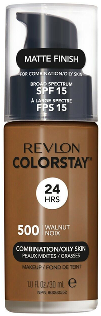Podkład do twarzy Revlon Colorstay SPF 15 500 Walnut 30 ml (309970002725) - obraz 1