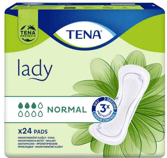 Жіночі урологічні прокладки Tena Normal 24 шт (7322541124957) - зображення 1