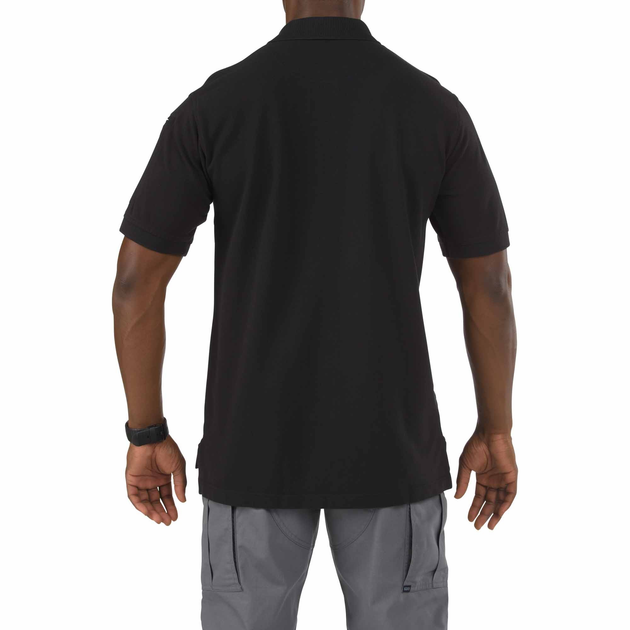 Футболка Поло тактическая с коротким рукавом 5.11 Tactical Professional Polo - Short Sleeve L Black - изображение 2