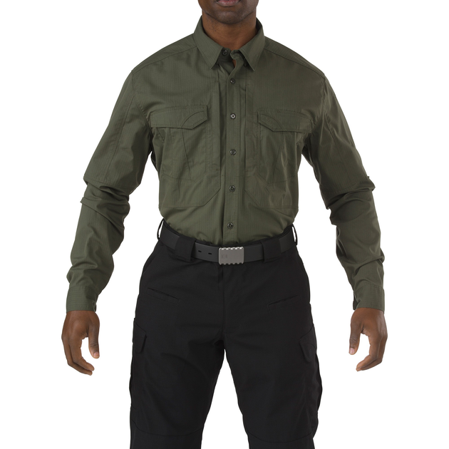 Рубашка тактическая 5.11 STRYKE™ LONG SLEEVE SHIRT S TDU Green - изображение 1