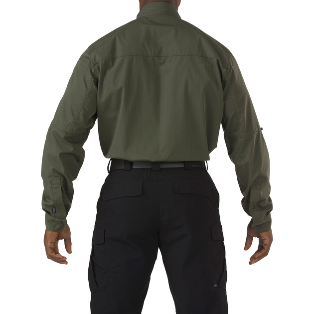 Рубашка тактическая 5.11 STRYKE™ LONG SLEEVE SHIRT 3XL TDU Green - изображение 2