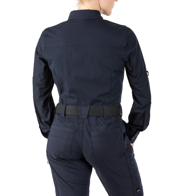 Рубашка тактическая женская 5.11 Tactical Women’s Stryke™ Long Sleeve Shirt XL Dark Navy - изображение 2