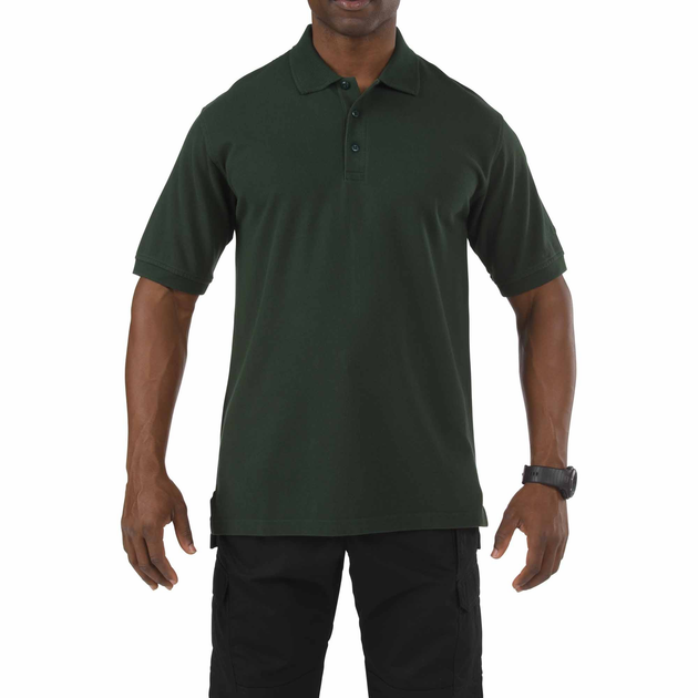 Футболка Поло тактична з коротким рукавом 5.11 Tactical Professional Polo - Short Sleeve S LE Green - зображення 1