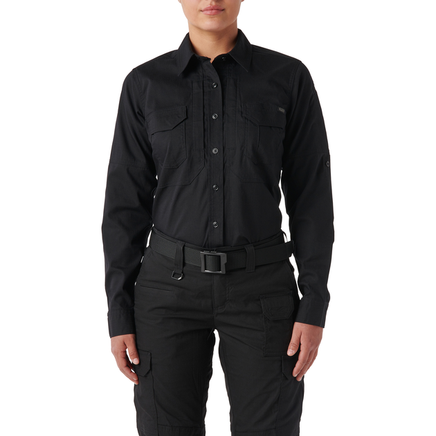 Рубашка тактическая женская 5.11 Tactical Women’s ABR Pro Long Sleeve Shirt XS Black - изображение 1