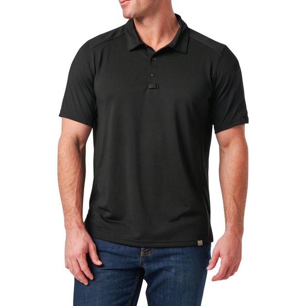 Футболка поло 5.11 Tactical® Paramount Chest Polo L Black - изображение 1