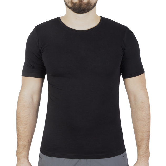 Футболка однотонна Sturm Mil-Tec Top Gun T-Shirt Slim Fit 2XL Black - зображення 1