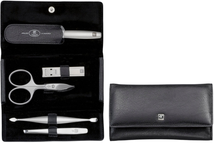 Манікюрний набір Zwilling Twinox Manicure Set Black 5 шт (97101-004-0) - зображення 1