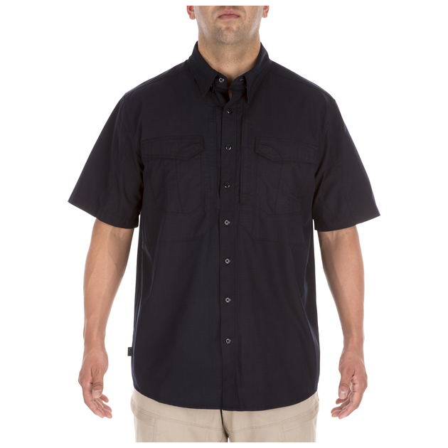 Рубашка тактическая с коротким рукавом 5.11 Stryke™ Shirt - Short Sleeve M Dark Navy - изображение 1