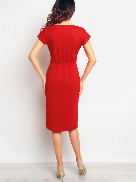 Плаття-футболка міді літнє жіноче Infinite You M085 XL Червоне (5902360513648) - зображення 2
