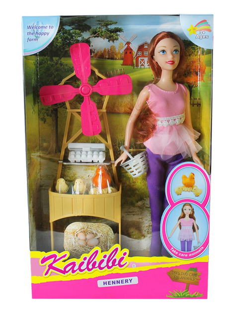 Лялька з аксесуарами Ciuciubabka Kaibibi Organic Farm 29 см (5901384729929) - зображення 1