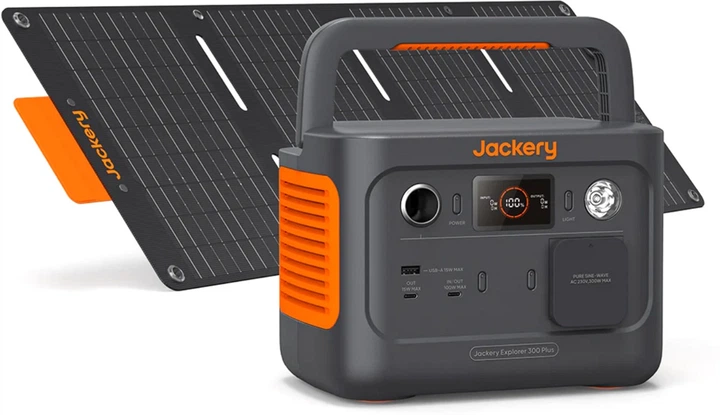 ジャックリー　ポータブル電源　300Plus Jackery Explorer Комплект Зарядная станция Jackery Explorer 300PLS + солнечная