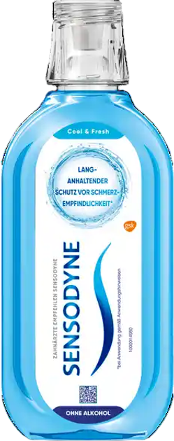 Płyn do płukania jamy ustnej Sensodyne Cool & Fresh 500 ml (5054563152404) - obraz 1