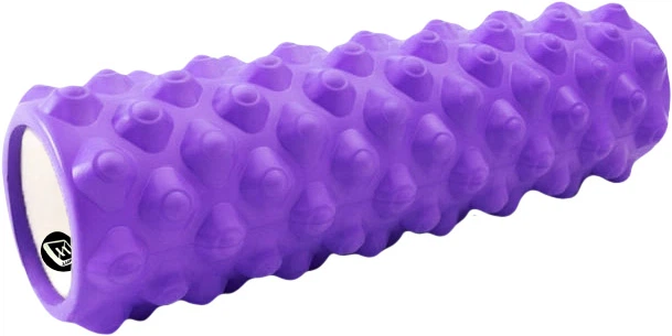 Массажный ролик-валик для МФР и йоги EasyFit Extream 45 см роллер-массажер для спины, ног, рук и шеи EF-2051-V Фиолетовый (56001751) - изображение 2
