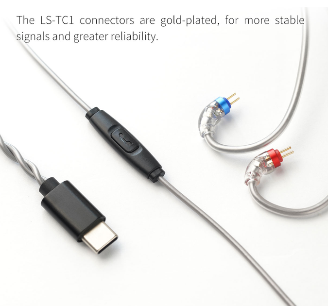 Кабель для навушників FiiO LS-TC1 (0.78 2pin) - зображення 2