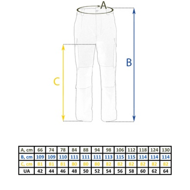 Штаны тактические Urban Tailor Rip-Stop ММ-14 (Украинский пиксель) 56 - изображение 2