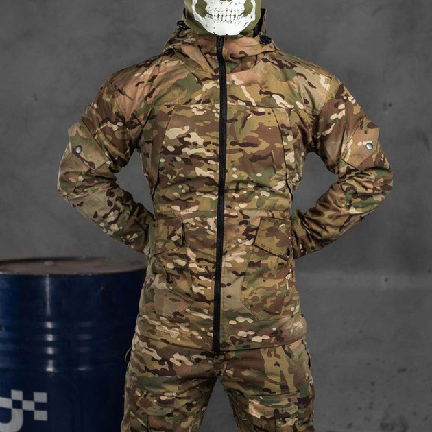 Чоловіча демісезонна Куртка Routine із функціональними Кишенями та Липучками під шеврони ріп-стоп мультикам розмір 2XL - зображення 2