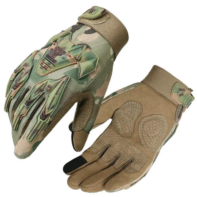 Сенсорные перчатки OZERO с защитой от ударов мультикам размер XL - изображение 2