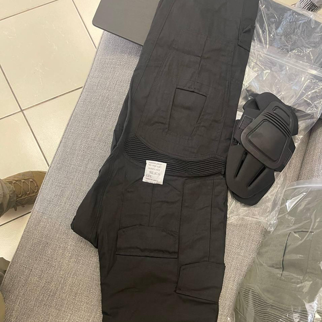 Чоловічі брюки G3 з наколінниками / Штани ріп-стоп з тефлоновим покриттям чорні розмір 2XL - зображення 2