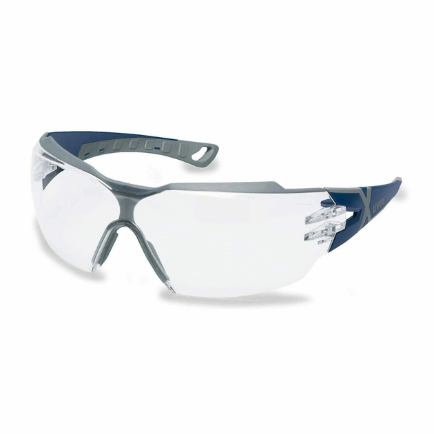 Очки тактические защитные Uvex Pheos CX2 Clear, blue/grey оправа (176050) - изображение 1