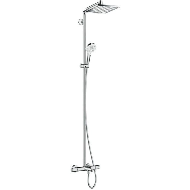 Душова система Hansgrohe Crometta E 240 Showerpipe (27298000) - Фото 1 Душова система Hansgrohe Crometta E 240 Showerpipe (27298000) - зображення 1