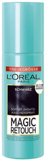 Spray tonujący do korzeni L'Oreal Paris Magic Retouch Czarny 75 ml (3600523193189) - obraz 1