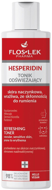 Освіжуючий тонік Floslek Hesperidin 225 мл (5905043022918) - зображення 1