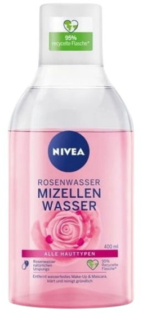 Micelarna woda NIVEA Rosenwasser 400 ml (4005900680792) - obraz 1