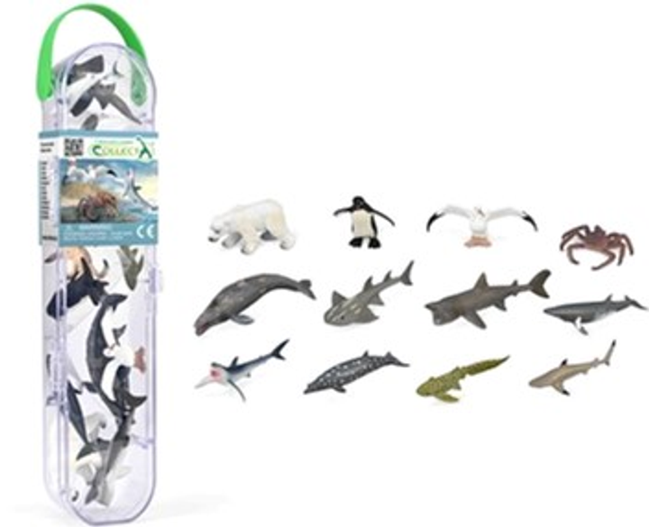 Набір фігурок Collecta Mini Sea Animals 3 12 шт (4892900012117) - зображення 1