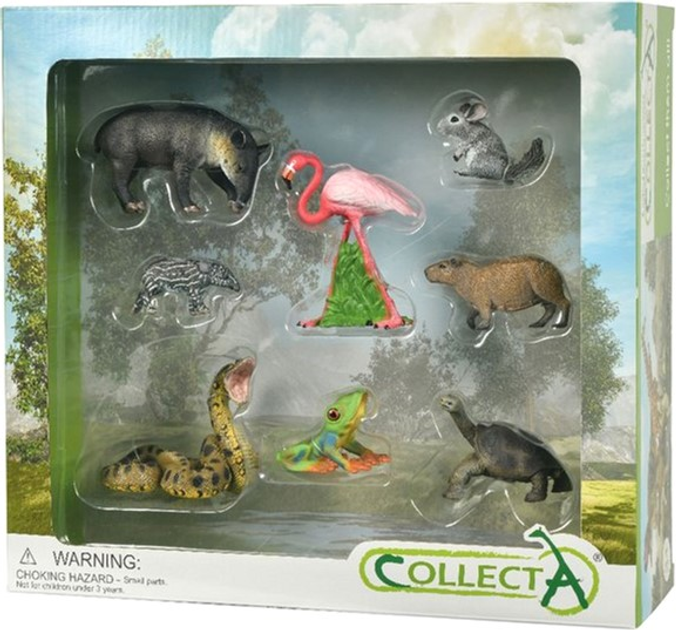 Zestaw figurek Collecta Wild Life Animal 8 szt (4892900840987) - obraz 1