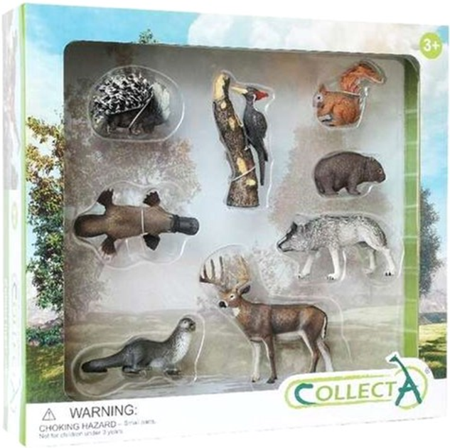 Zestaw figurek Collecta Woodland Animal 8 szt (4892900841687) - obraz 1