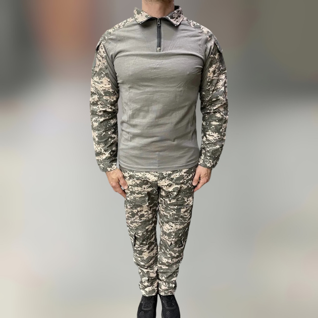 Военная форма COMBAT (убакс и брюки), пиксель НАТО, размер 3XL, тактическая форма - изображение 1