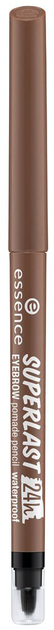 Ołówek do brwi Essence Superlast 24h Eye Brow Pomade Pencil Waterproof 20 Brown 0.31 g (4251232262032) - obraz 1