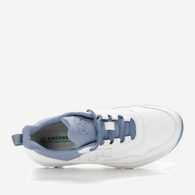 Sneakersy damskie na wysokiej platformie Grunberg 118568/06-05E 39 25.5 cm Białe (4255679951986) - obraz 5