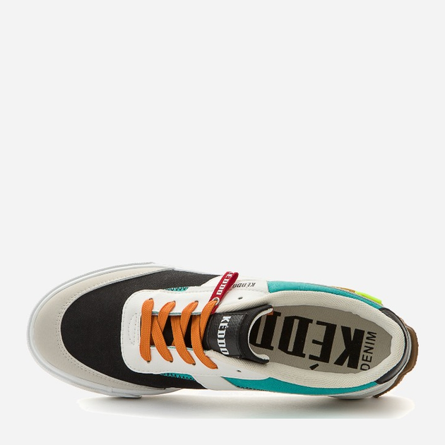 Sneakersy męskie materiałowe Keddo Denim 847879/01-02E 44 29 cm Wielokolorowe (4255679927790) - obraz 4