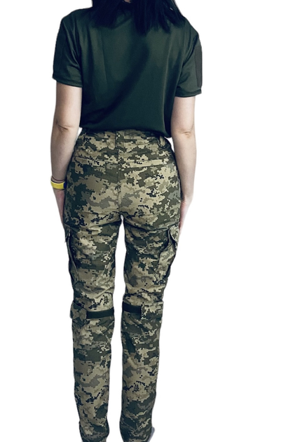 Женские военные тактические брюки 54 укрпиксель на флисе ( зима) - изображение 2