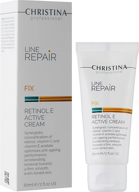 Крем для обличчя Christina Line Repair Fix Retinol E Active з ретинолом та вітаміном Е 60 мл (7290100368886) - зображення 2
