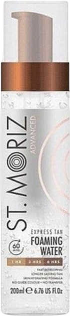 Pianka samoopalająca ST.Moriz Advanced Express Self Tanning Foaming Water bezbarwna do ciała i twarzy 200 ml (5060427354709) - obraz 1