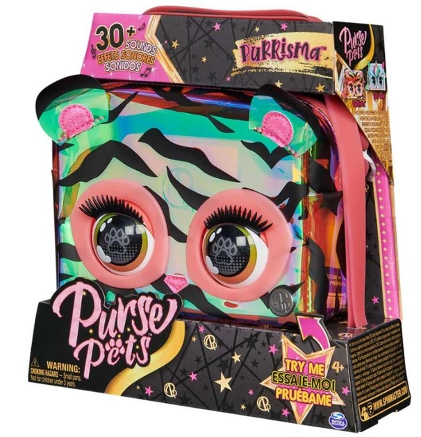 Interaktywna zabawka Spin Master Purse Pets Torebka z oczami i dźwiękami Zebra (SM26700/8736) - obraz 2