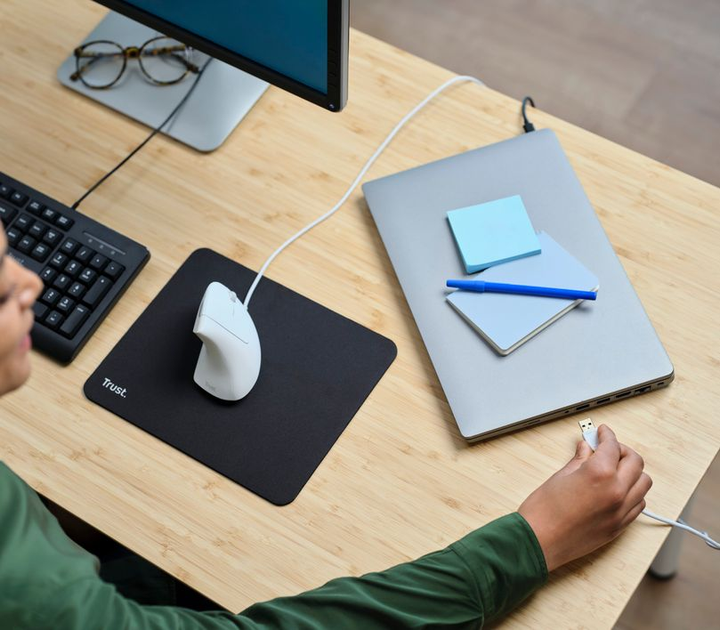 Мышь Trust Verto Ergonomic USB White (TR25133) - изображение 10