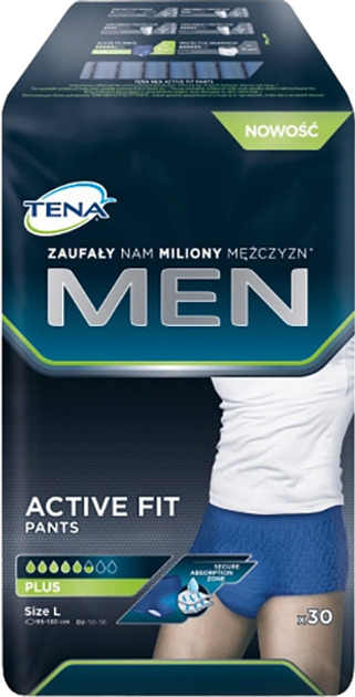Урологічні трусики Tena Men Pants Plus Large 30 шт (7322540921229) - зображення 1
